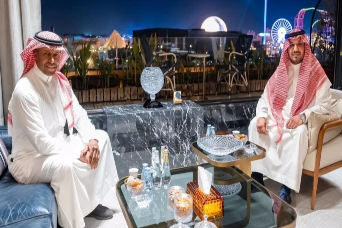 ماجد الجمعان أثناء الحوار