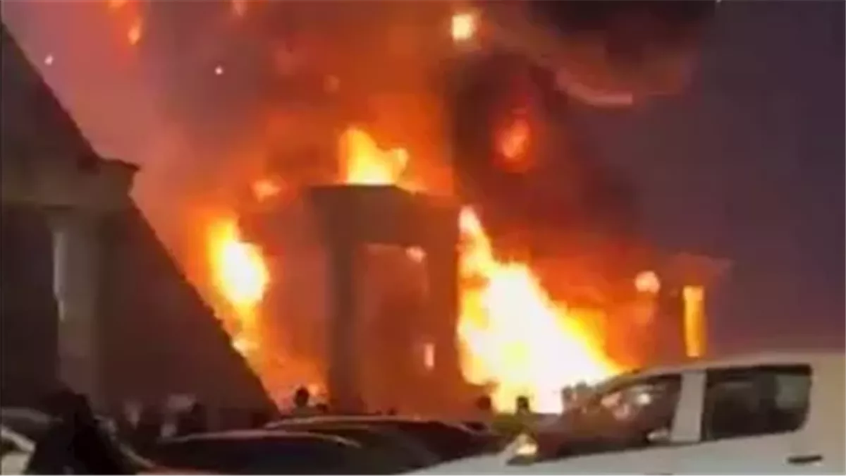 حريق أهرامات السعودية