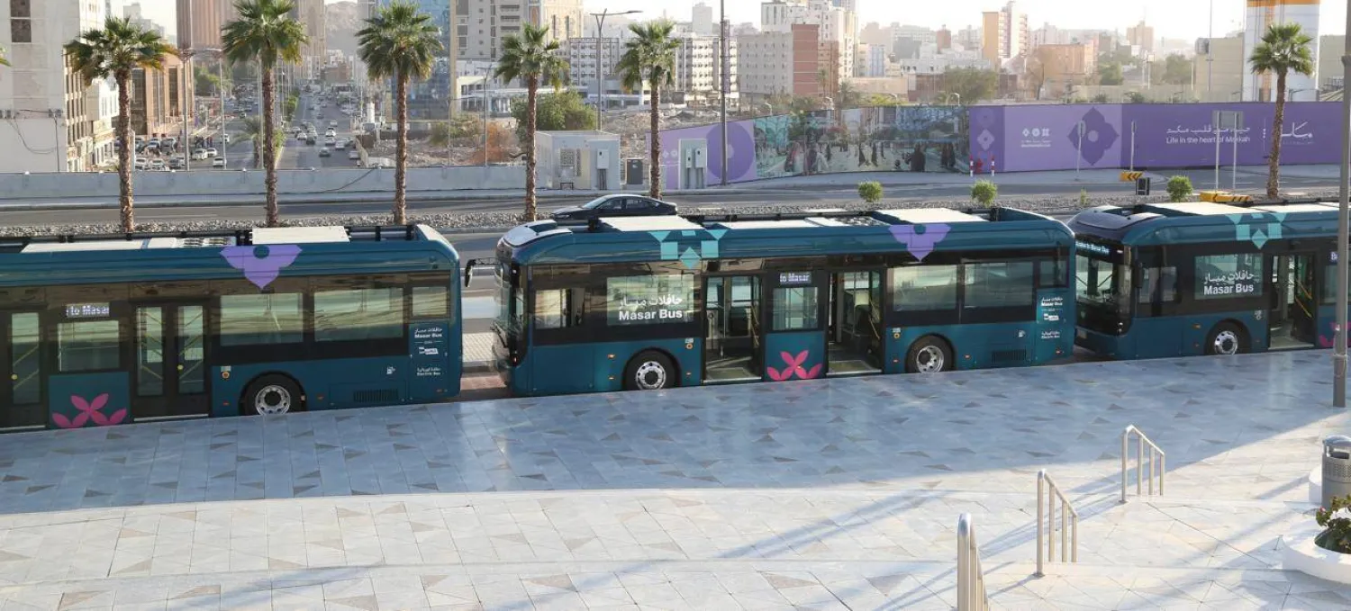 شبكة حافلات كهربائية