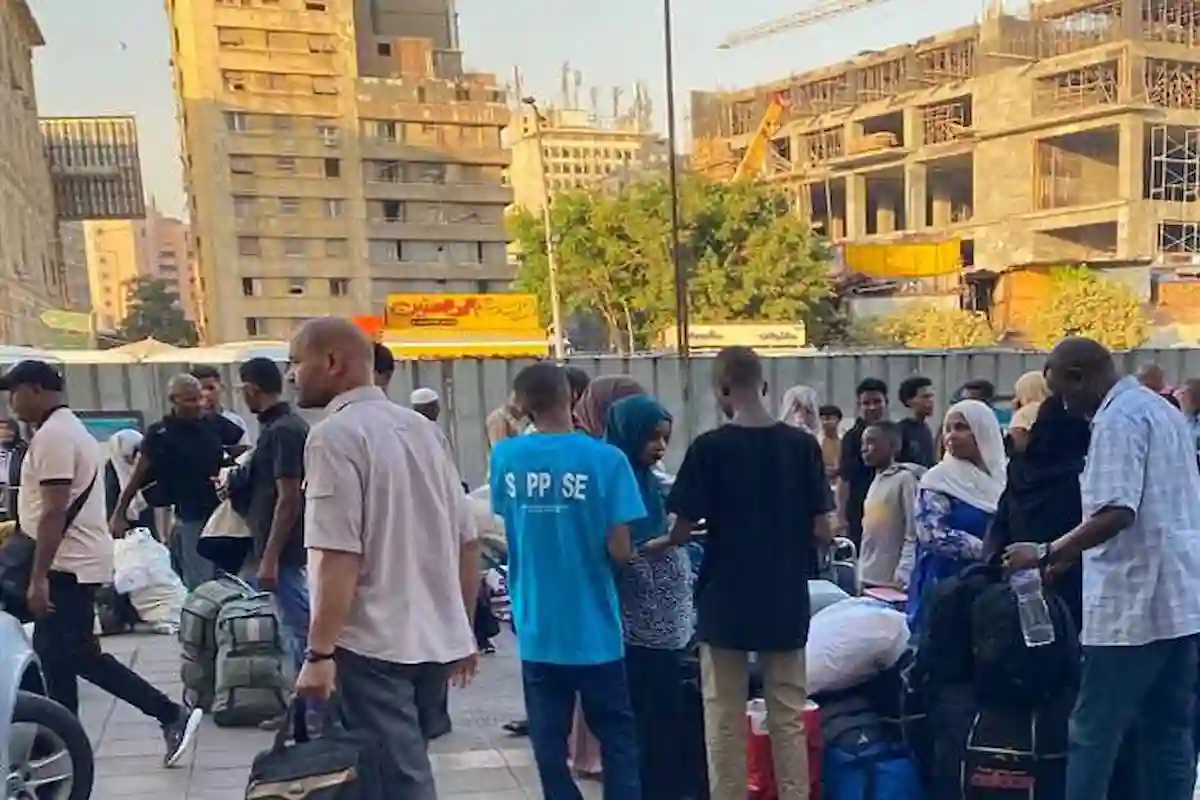 انطلاق القطار السادس للعودة الطوعية للسودانيين من محطة مصر إلى أسوان