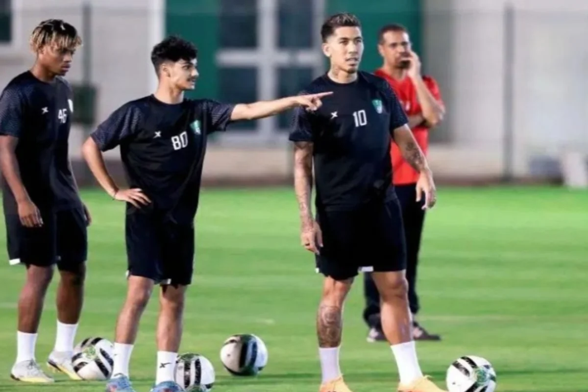 الأهلي السعودي أثناء المران