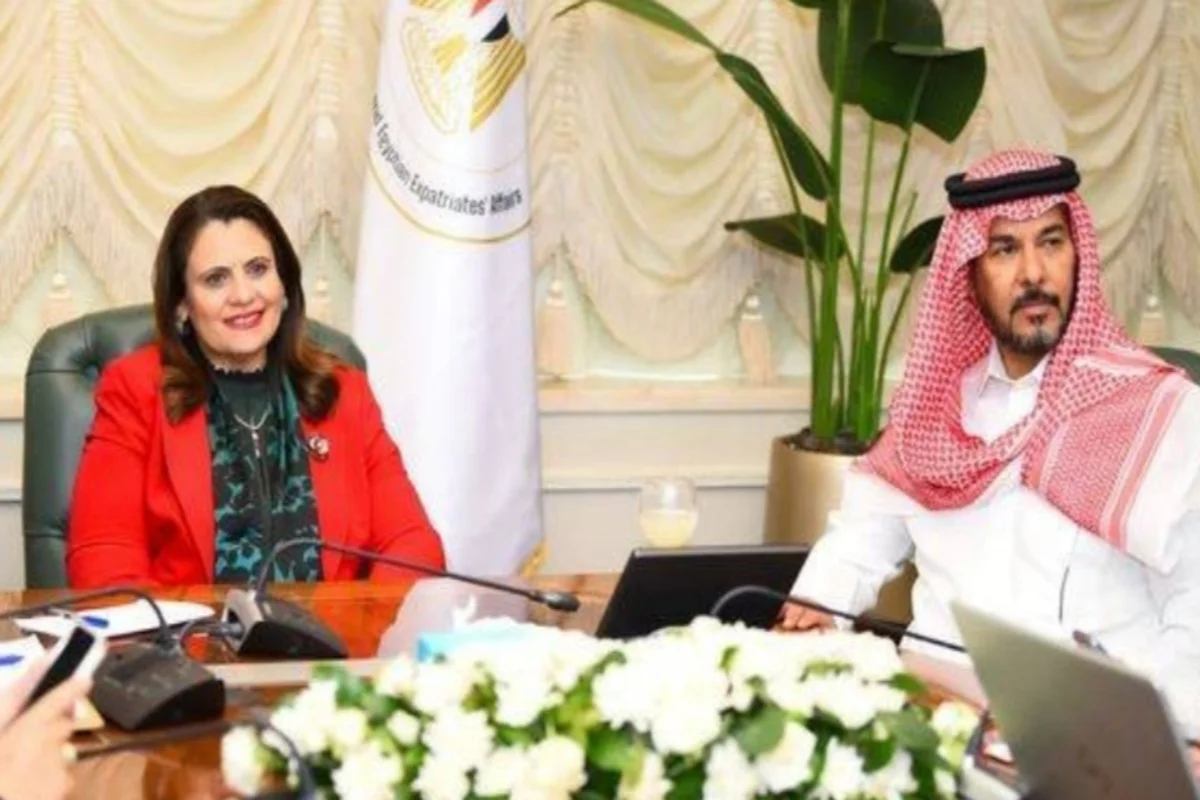 الملحق العمالي السعودي ووزيرة الهجرة المصرية