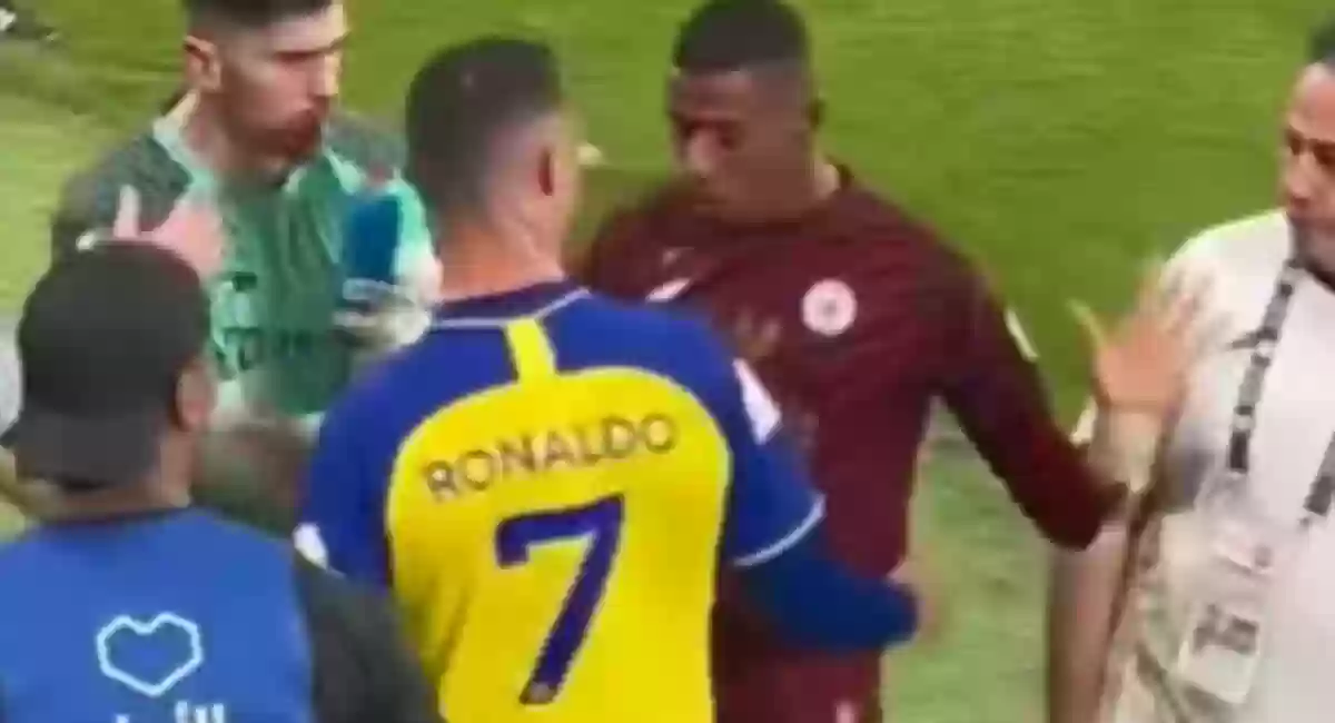 رونالدو واحتكاكه بالحارس