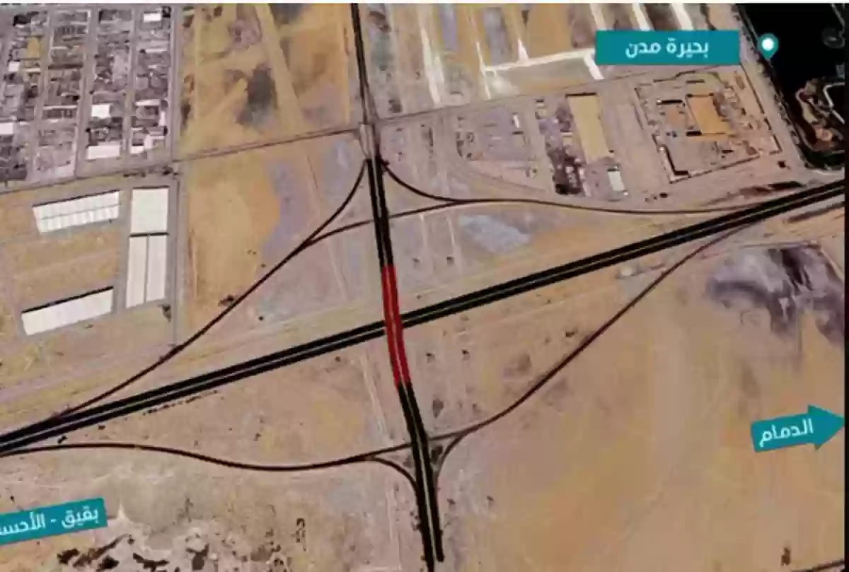 أمانة المنطقة الشرقية تُغلق جسر طريق الملك عبدالعزيز