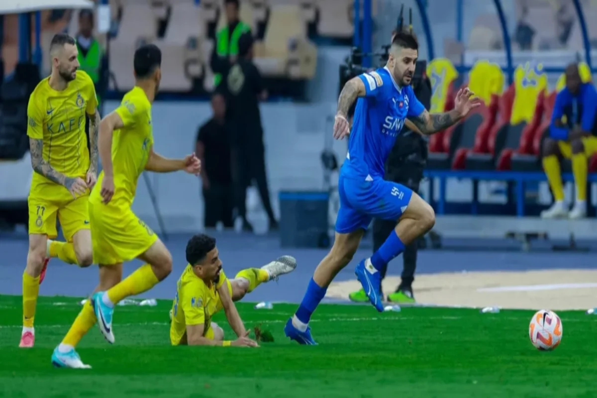 الهلال السعودي والنصر في مواجهة سابقة